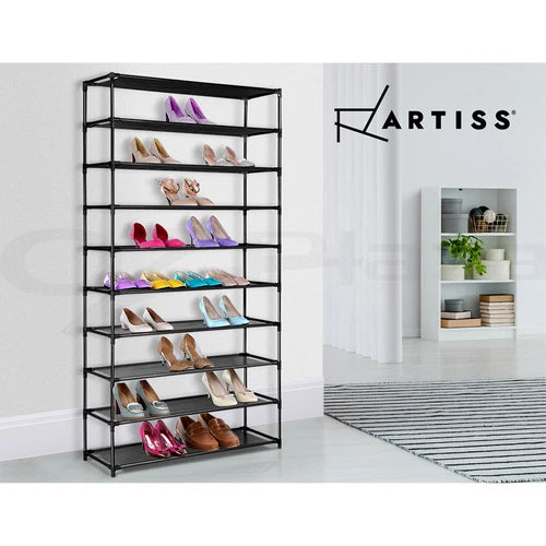 10 Tier Metal Shoe Shelf Holder