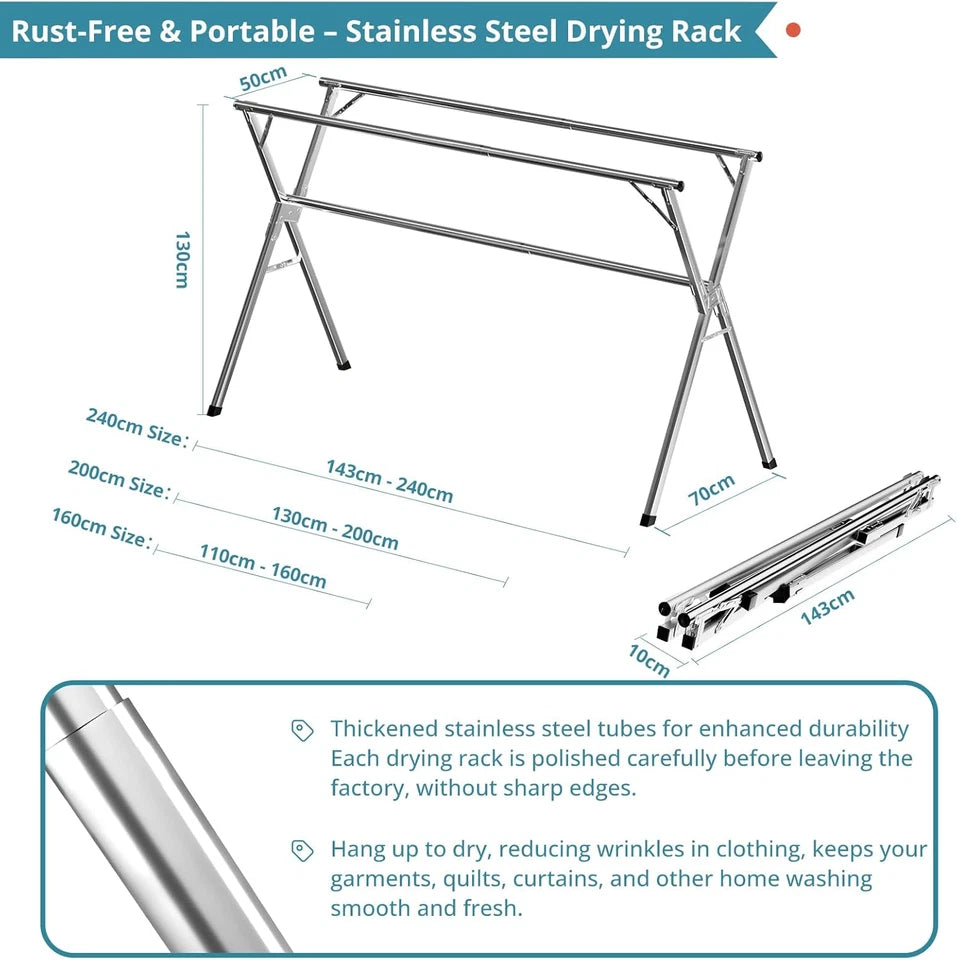 2.4 Meters Clothes Drying Rack