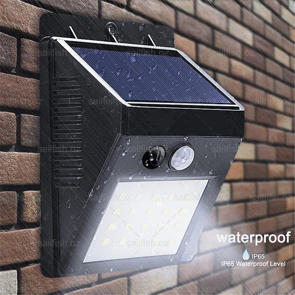4X 20 LED Solar Powered Sensor Light