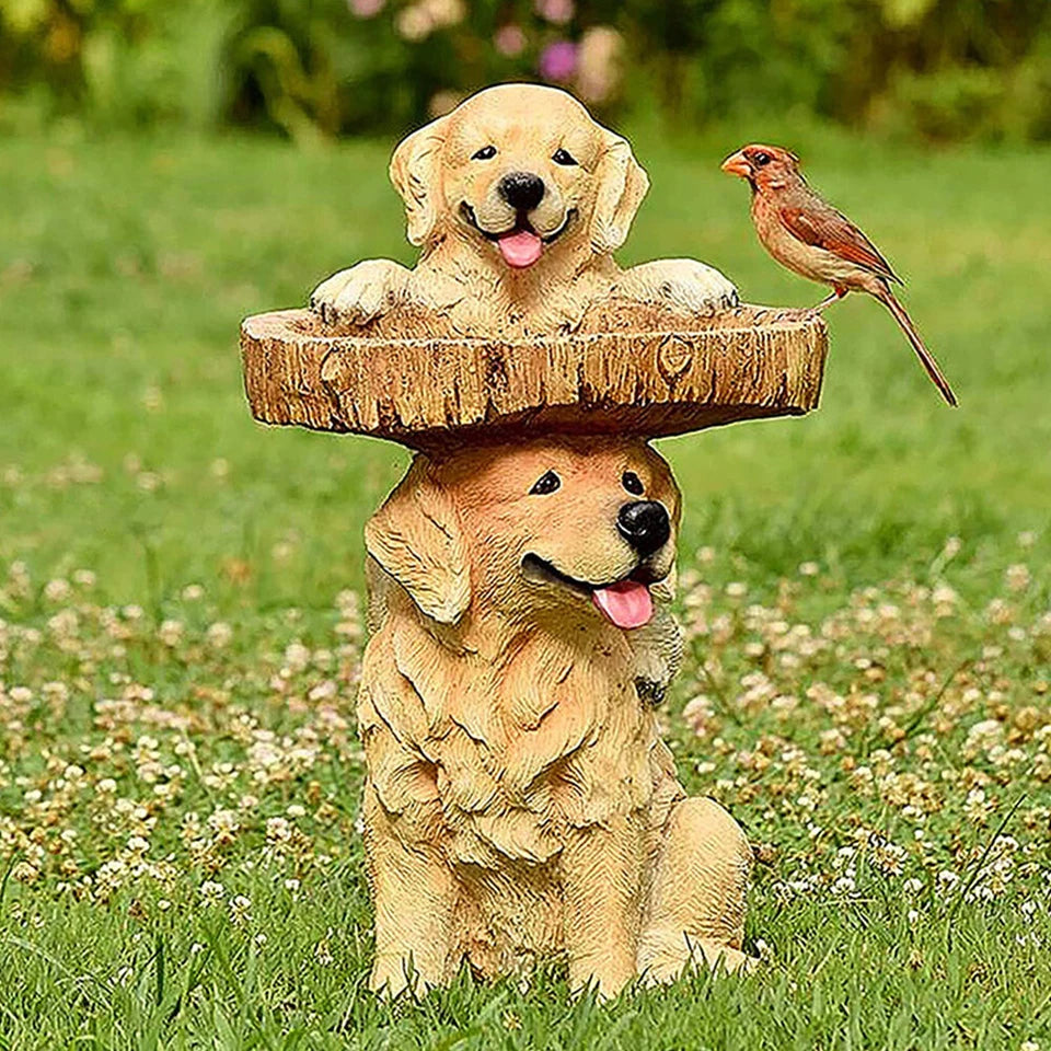 Bird Bath & Feeder Statue
