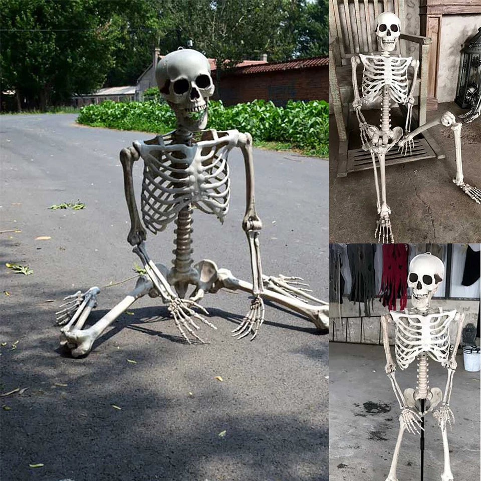Halloween Poseable Skeleton Full Life Size Human Skeleton Decoration