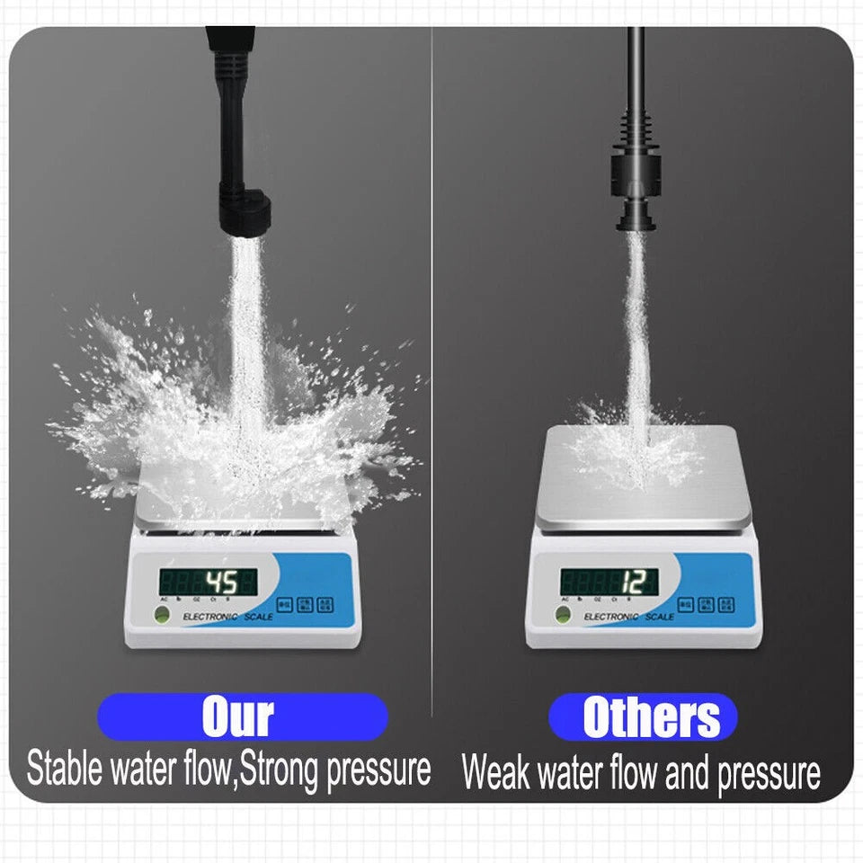 Cordless Electric High Pressure Wash Water Spray Gun Car Cleaner with 2*Battery
