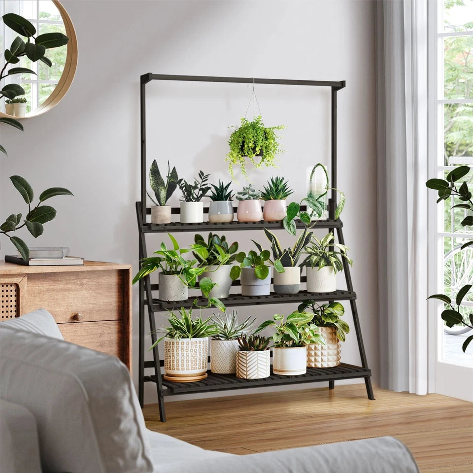 3 Tier Plant Stand Indoor Outdoor Garden