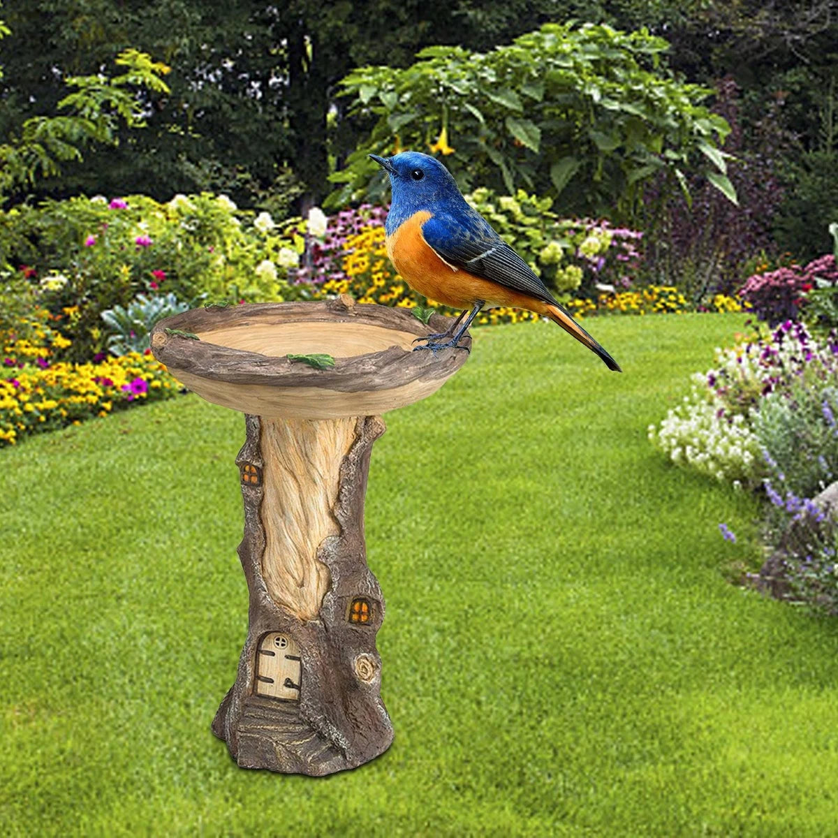 Bird Bath & Feeder Statue