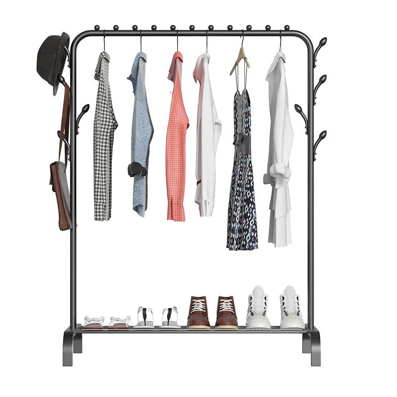 Heavy Duty Metal Single Clothes Rail Rack