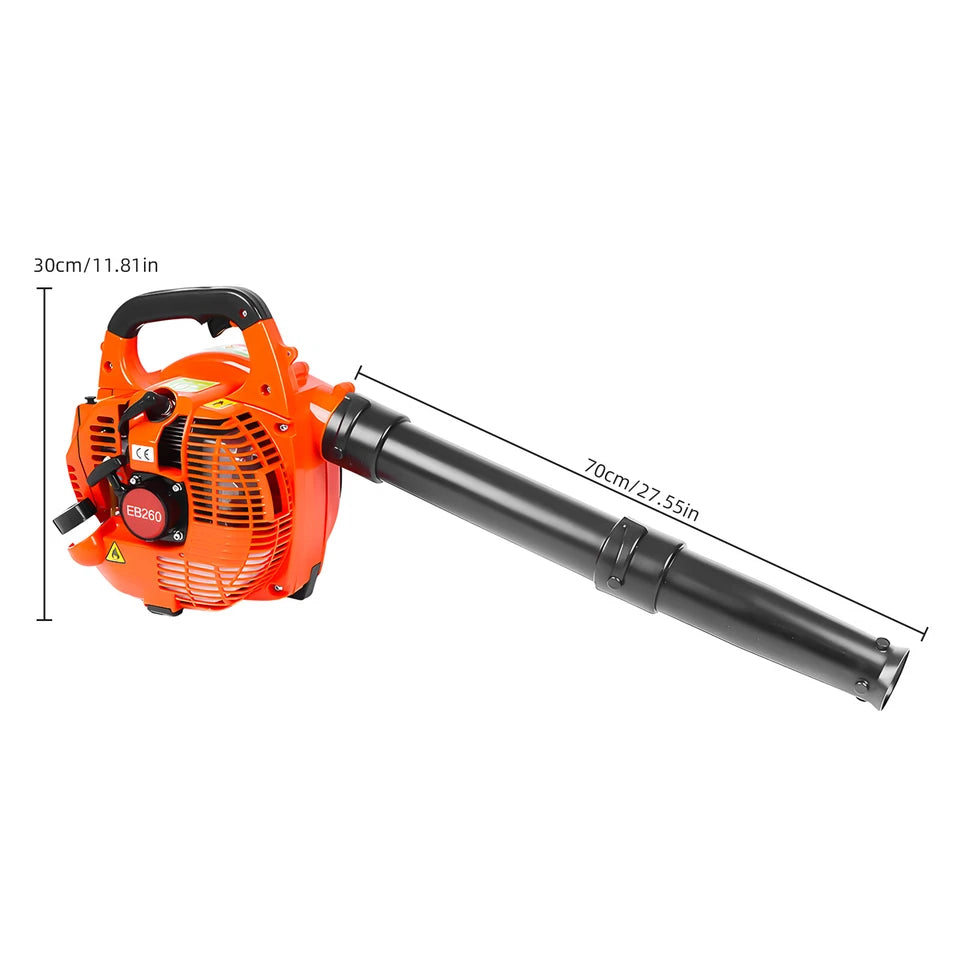 26CC Lightweight Petrol Leaf & Snow Blower - 2 Stroke High Power