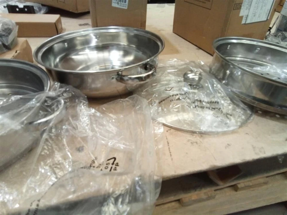Stainless Steel Steamer Kitchen Pot Tool 3 Tier