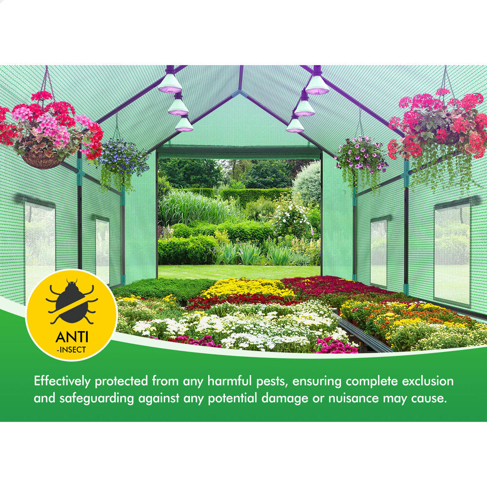 Greenhouse Gabled Shed Walk in Green House
