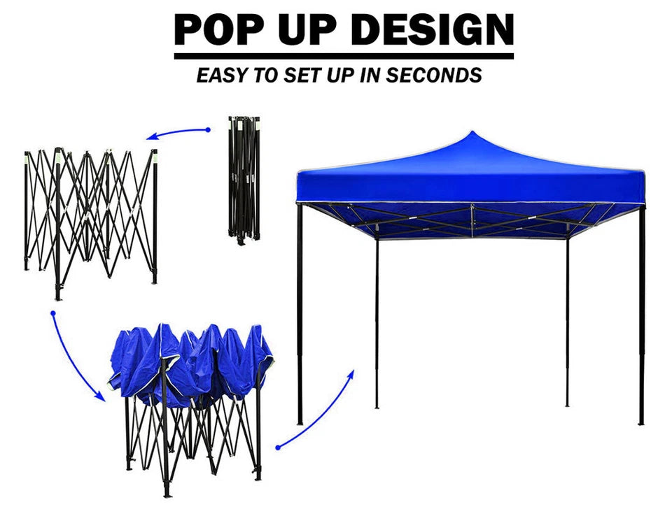 3x3m Pop Up Gazebo Outdoor Tent