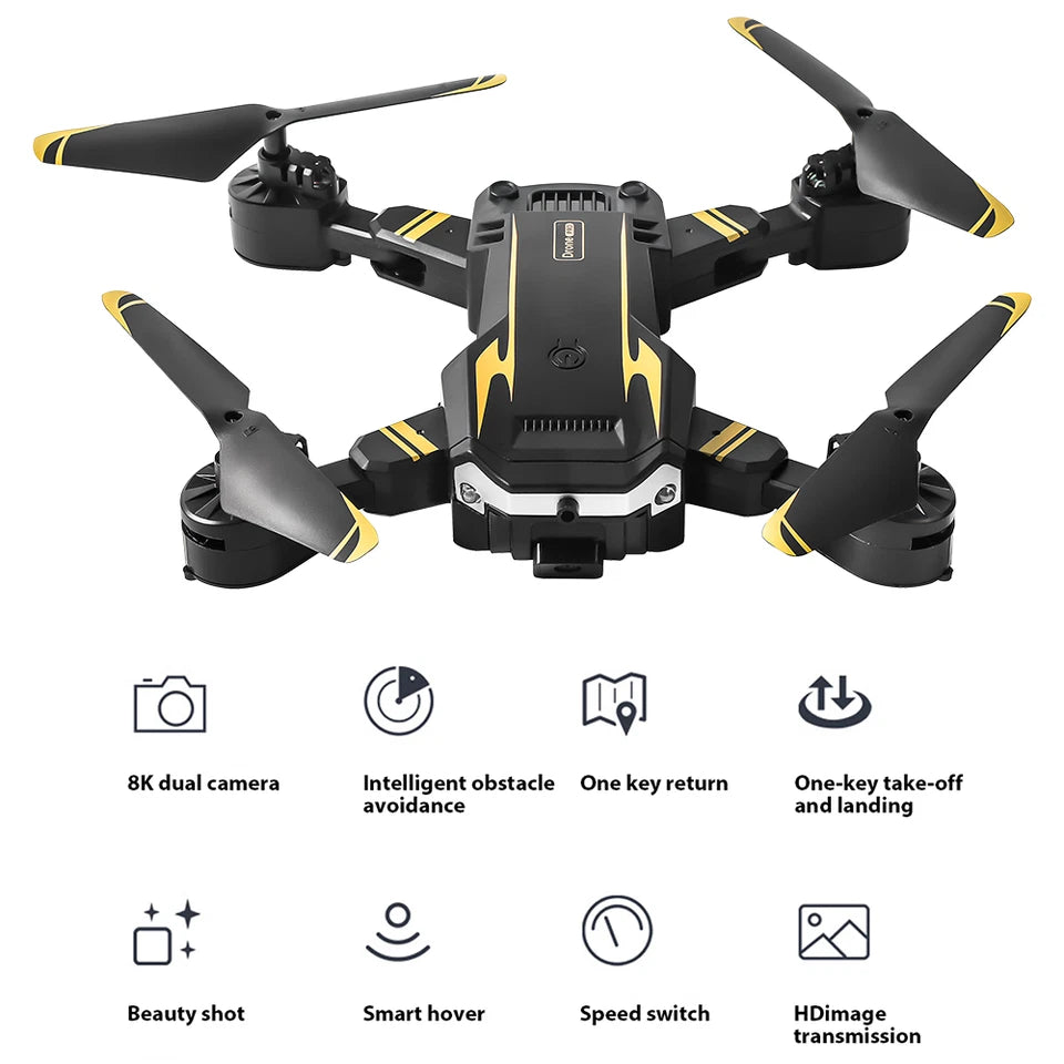 8K Drone HD Dual Camera GPS Drones WiFi FPV Foldable
