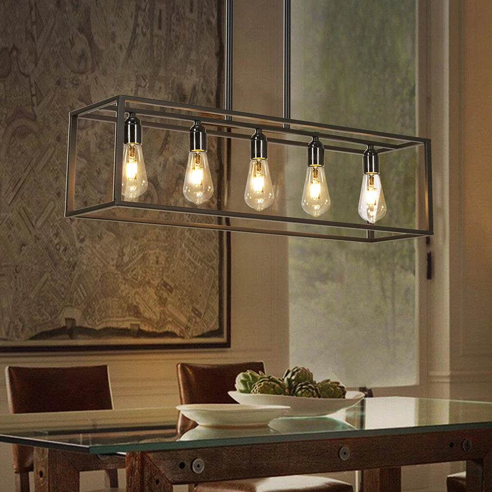 Industrial Kitchen Island Chandelier