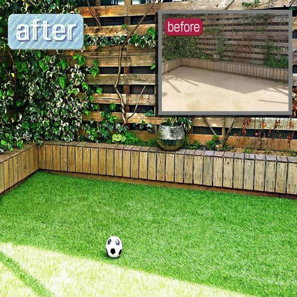 Artificial Synthetic Grass Fake Lawn Turf Plants 15mm & Grass Pin