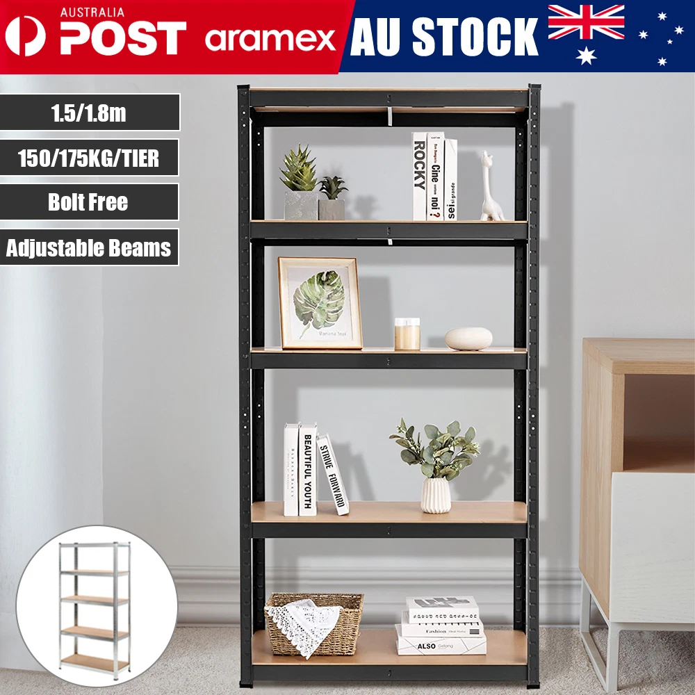 1.5/1.8m Warehouse Rack Steel Metal Shelves