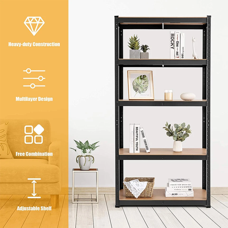 1.5/1.8m Warehouse Rack Steel Metal Shelves