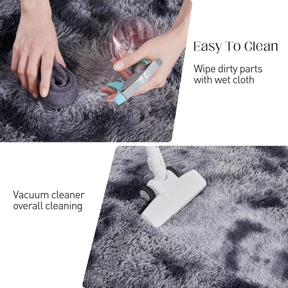 200x230cm Dark Grey Floor Rug