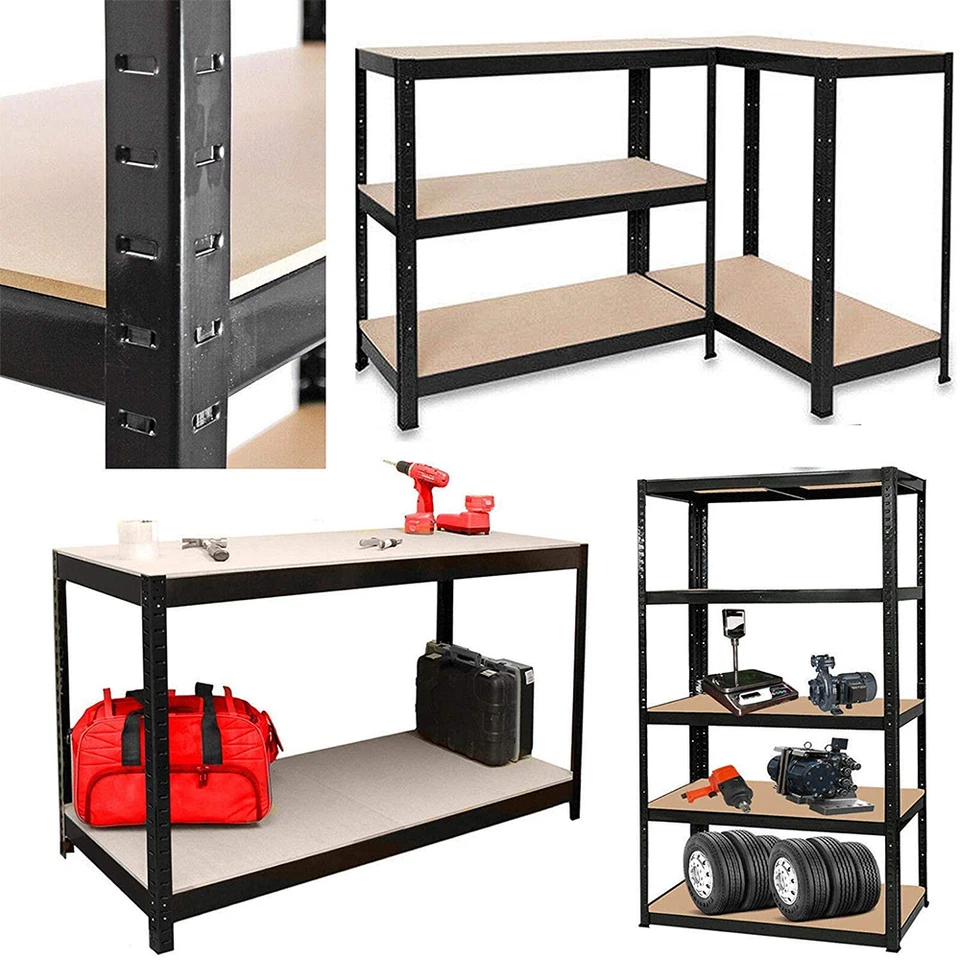 1.5/1.8m Warehouse Rack Steel Metal Shelves