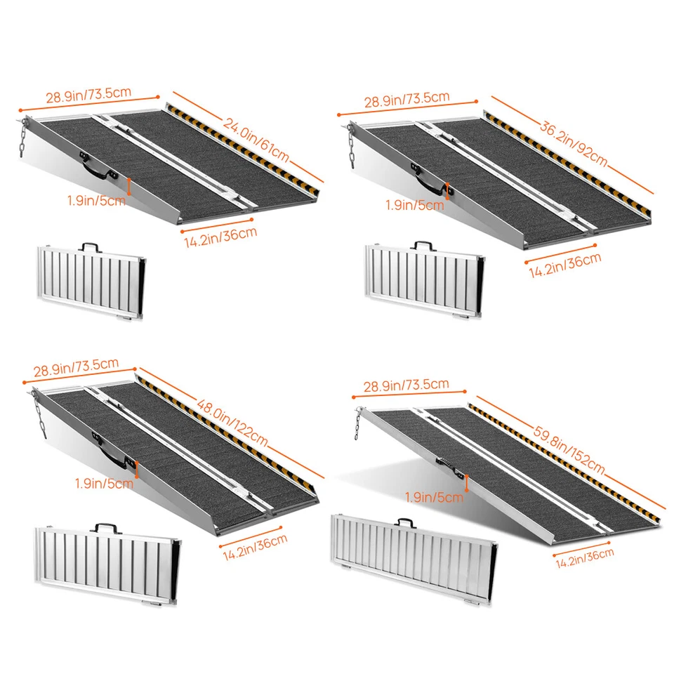 Multi Size Folding Wheelchair Ramp