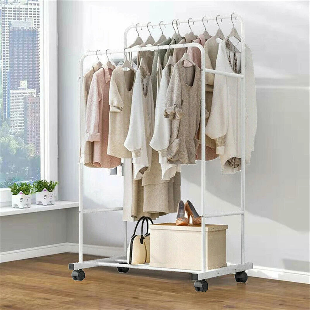 Metal Garment Display Rolling clothes Rail