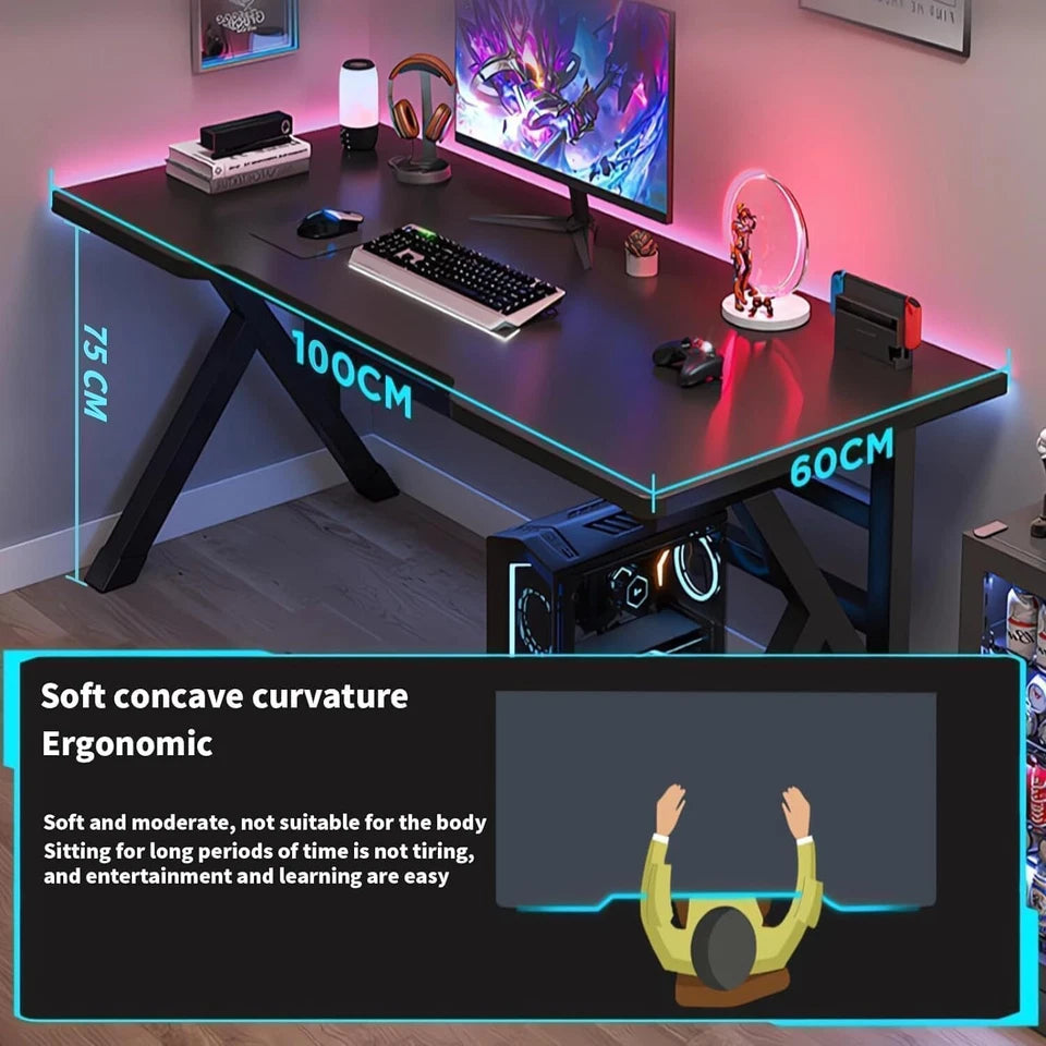 Large Gaming Desk, PC Computer Desk