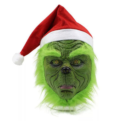 7Pcs Adults The Grinch Costume Xmas Party
