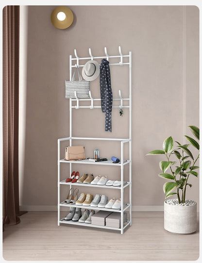 4 Tier Shoe Rack Hallway