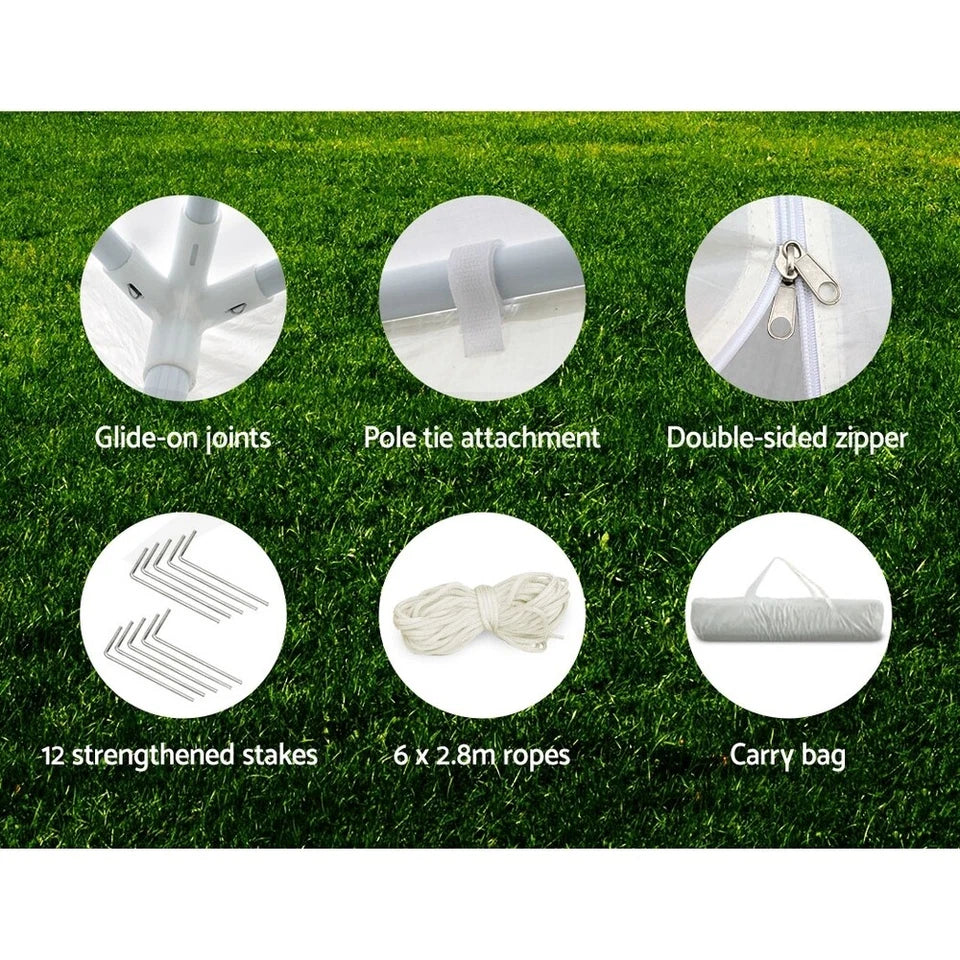 3x6 Wedding Party Tent Outdoor Camping Side Wall