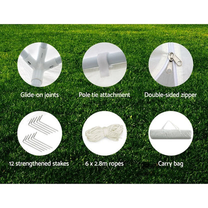 3x6 Wedding Party Tent Outdoor Camping Side Wall
