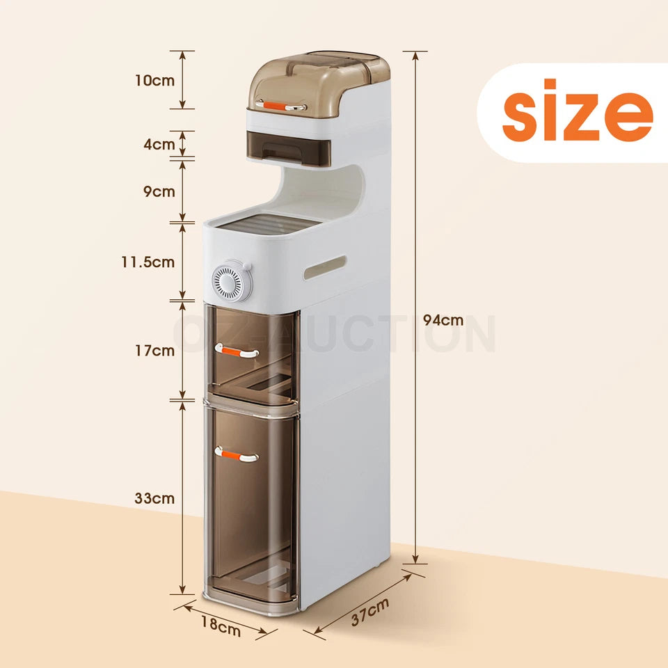 Bathroom Cabinet Storage Toilet Drawer