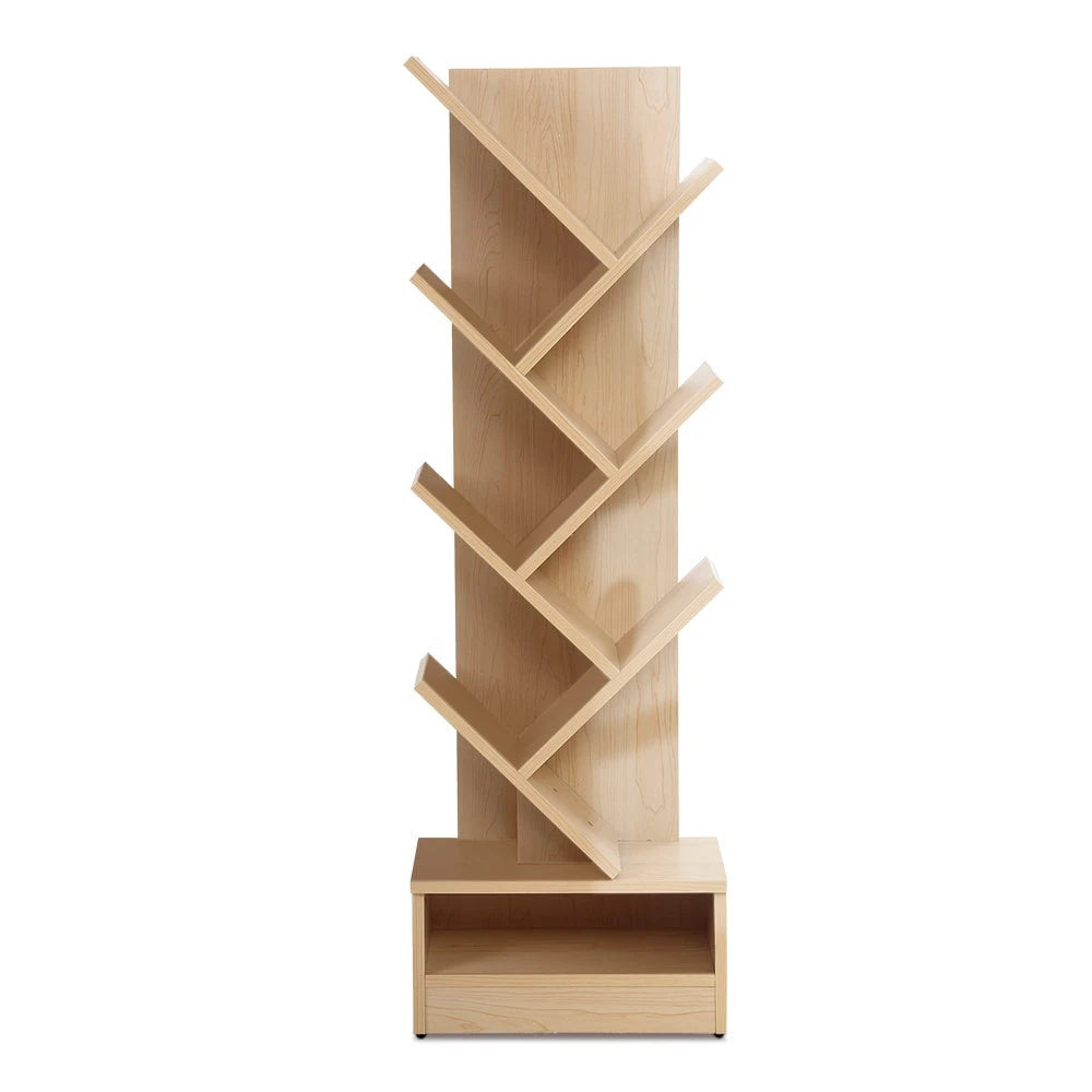 7-Shelf Tree Book Storage Rack Bookcase