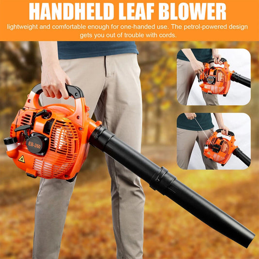26CC Lightweight Petrol Leaf & Snow Blower - 2 Stroke High Power