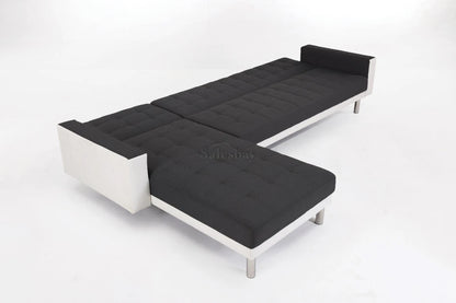 3M Linen Fabric 5 Seater Sofa Bed Modular