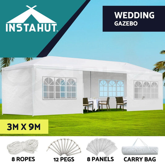 Gazebo Marquee 3x9 Wedding Party Camping Tent