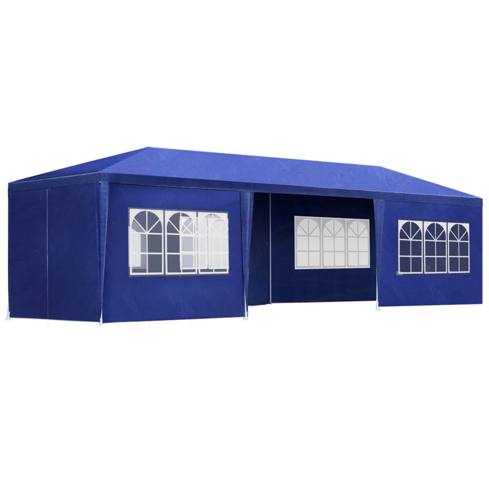 Gazebo Marquee 3x9 Wedding Party Tent Blue
