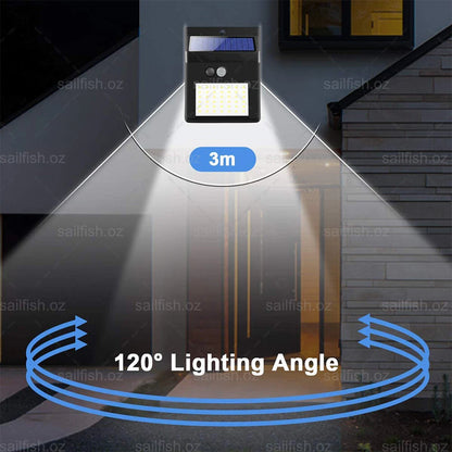 4X 20 LED Solar Powered Sensor Light