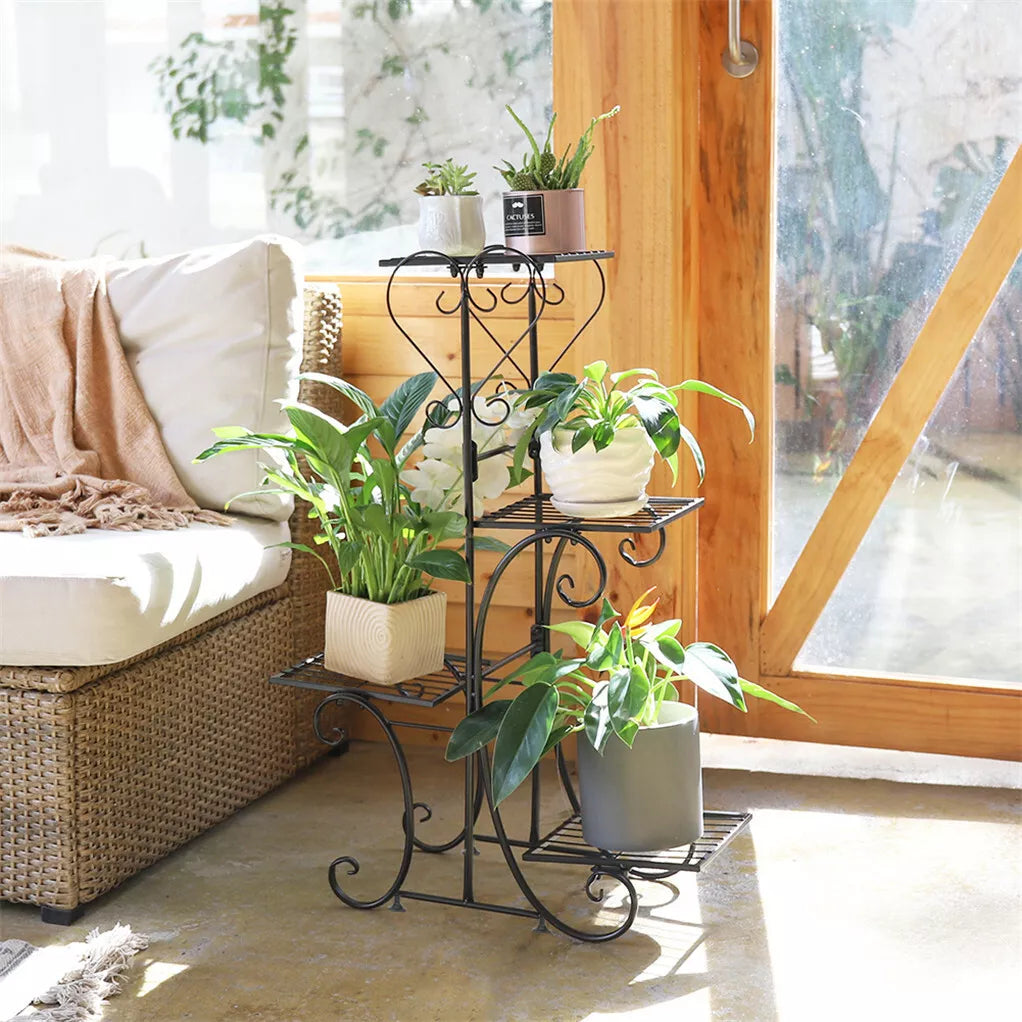 4 Tier Iron Plant Stand