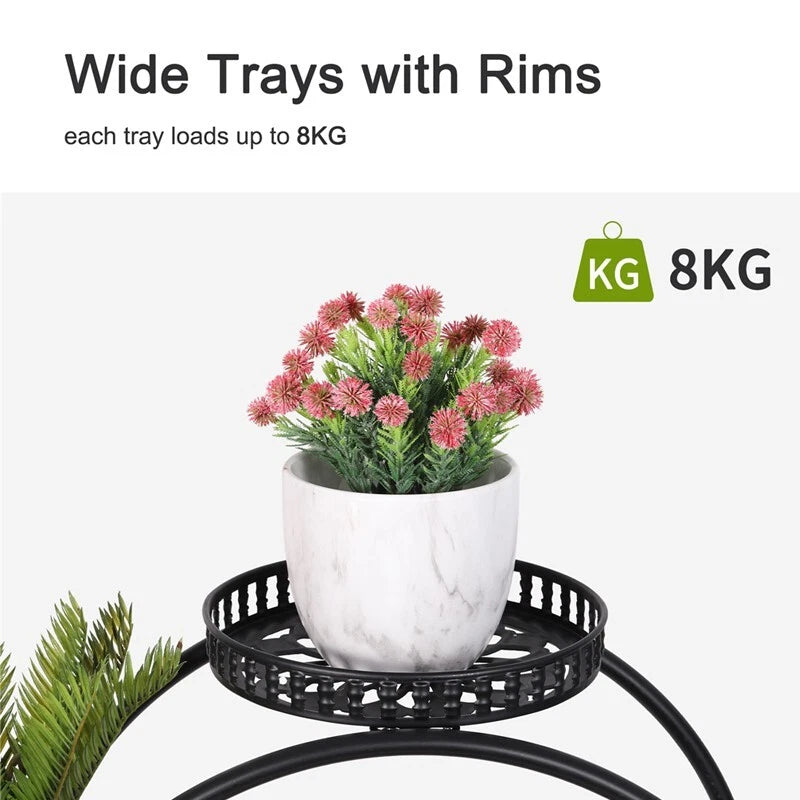 4 Layer 6 Pots metal plant stand