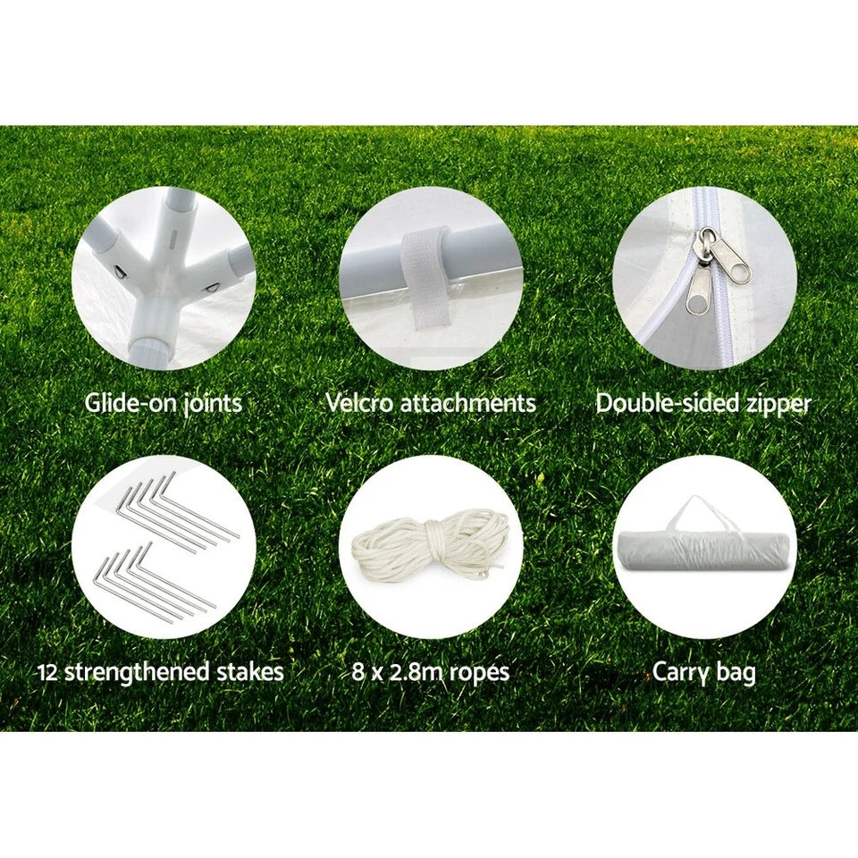 Gazebo Marquee 3x9 Wedding Party Camping Tent