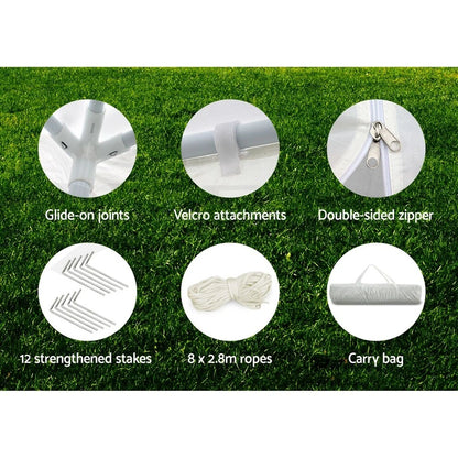 Gazebo Marquee 3x9 Wedding Party Camping Tent
