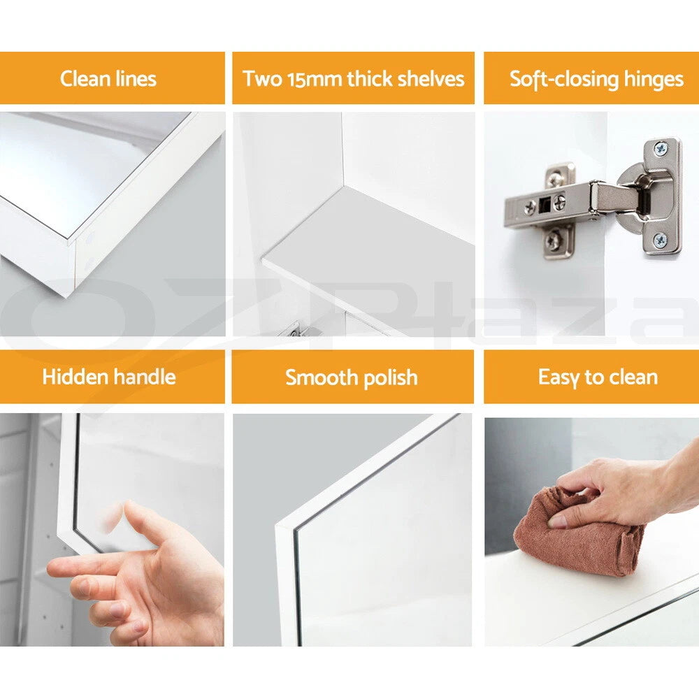 Cefito Bathroom Mirror Cabinet 450x720mm Vanity