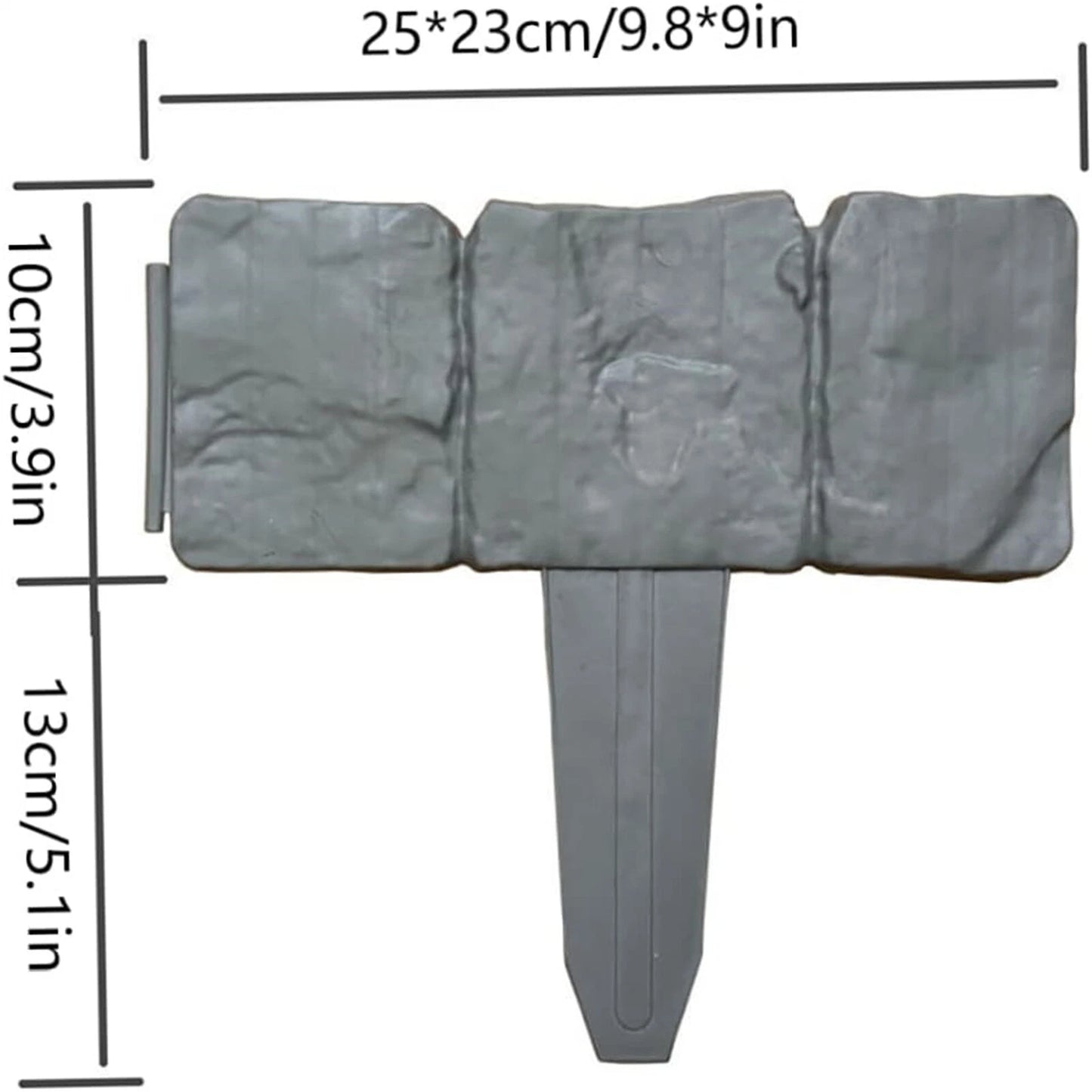 Plastic Garden Edging Lawn Yard Plant Flower Grass Fence