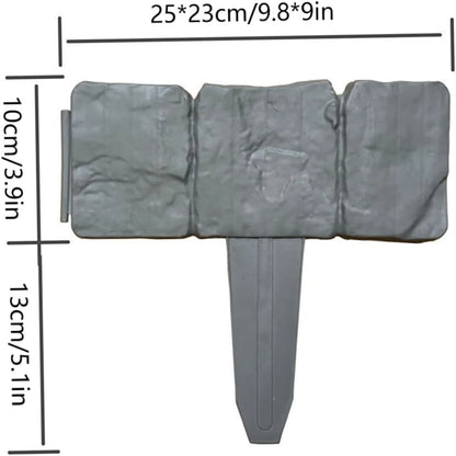 Plastic Garden Edging Lawn Yard Plant Flower Grass Fence