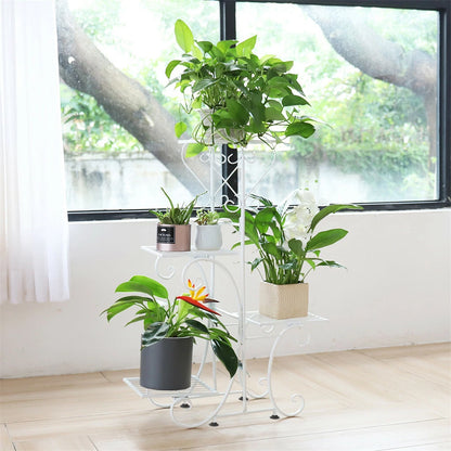 4 Tier Iron Plant Stand