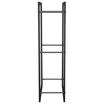 Firewood Rack Indoor Outdoor Log Holder Stand Lumber Storage Matt Steel 50*28*94cm