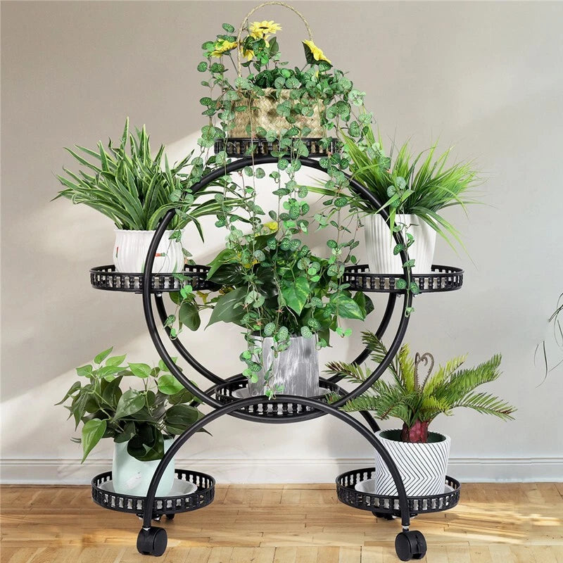 4 Layer 6 Pots metal plant stand