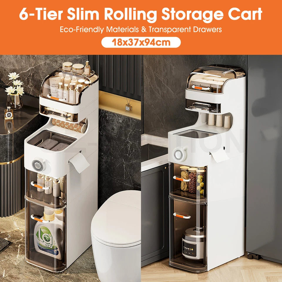 Bathroom Cabinet Storage Toilet Drawer