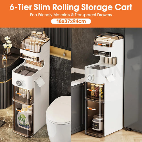 Bathroom Cabinet Storage Toilet Drawer