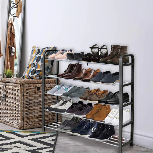 5-Tier Stackable Shoe Rack
