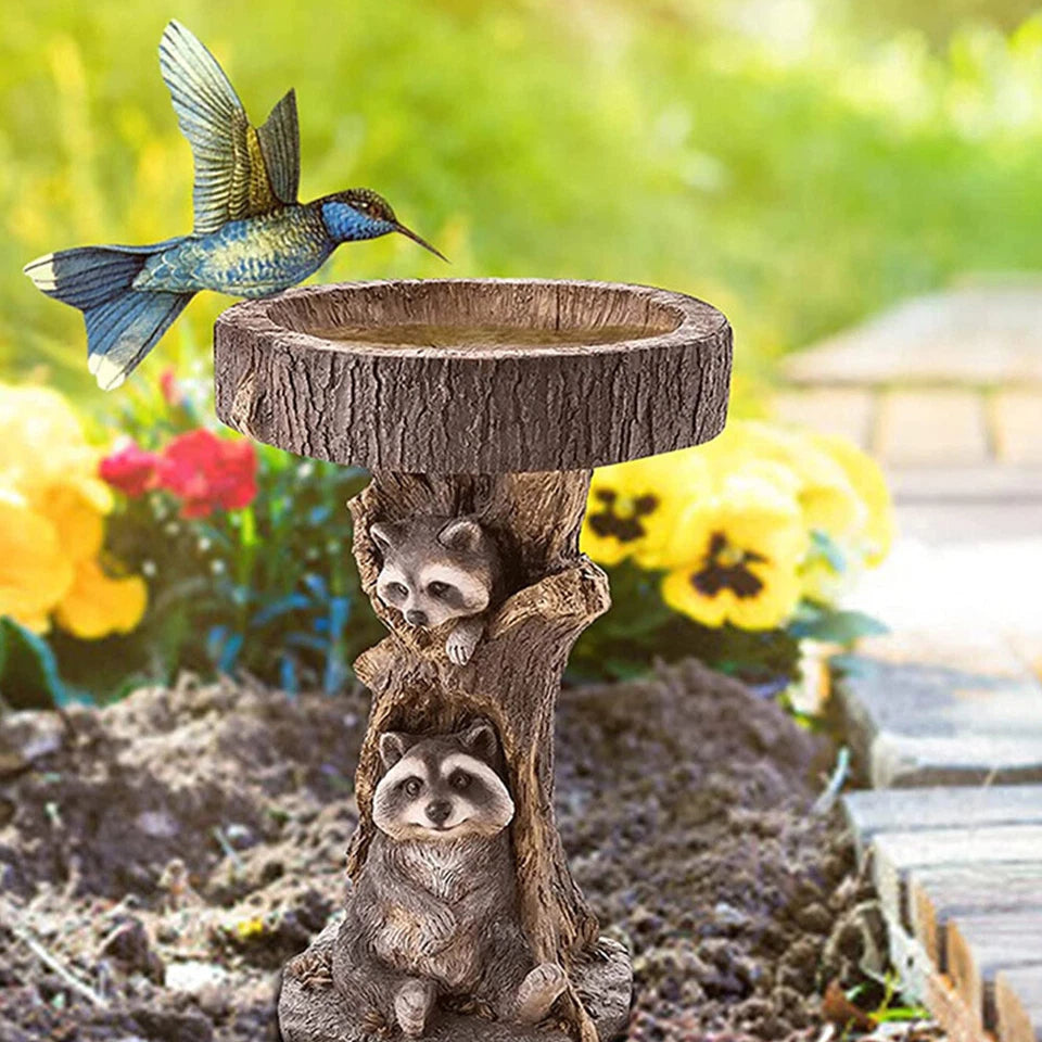 Bird Bath & Feeder Statue