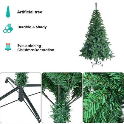 7FT/2.1M Christmas Tree with LED Lights , Metal Stand