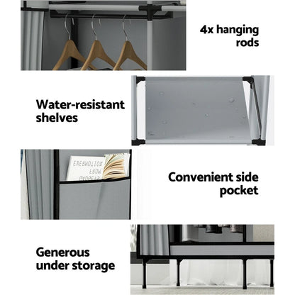 Fabric Wardrobe Closet